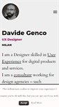 Mobile Screenshot of davidegenco.it